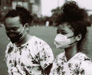 Grayscale Photo of Couple Wearing Face Mass · Free Stock Photo (pexels.com)